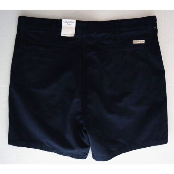 Calvin Klein 40LM606410 Men’s Sz 40W Navy Blue Utility Chino Shorts - Picture 2 of 8